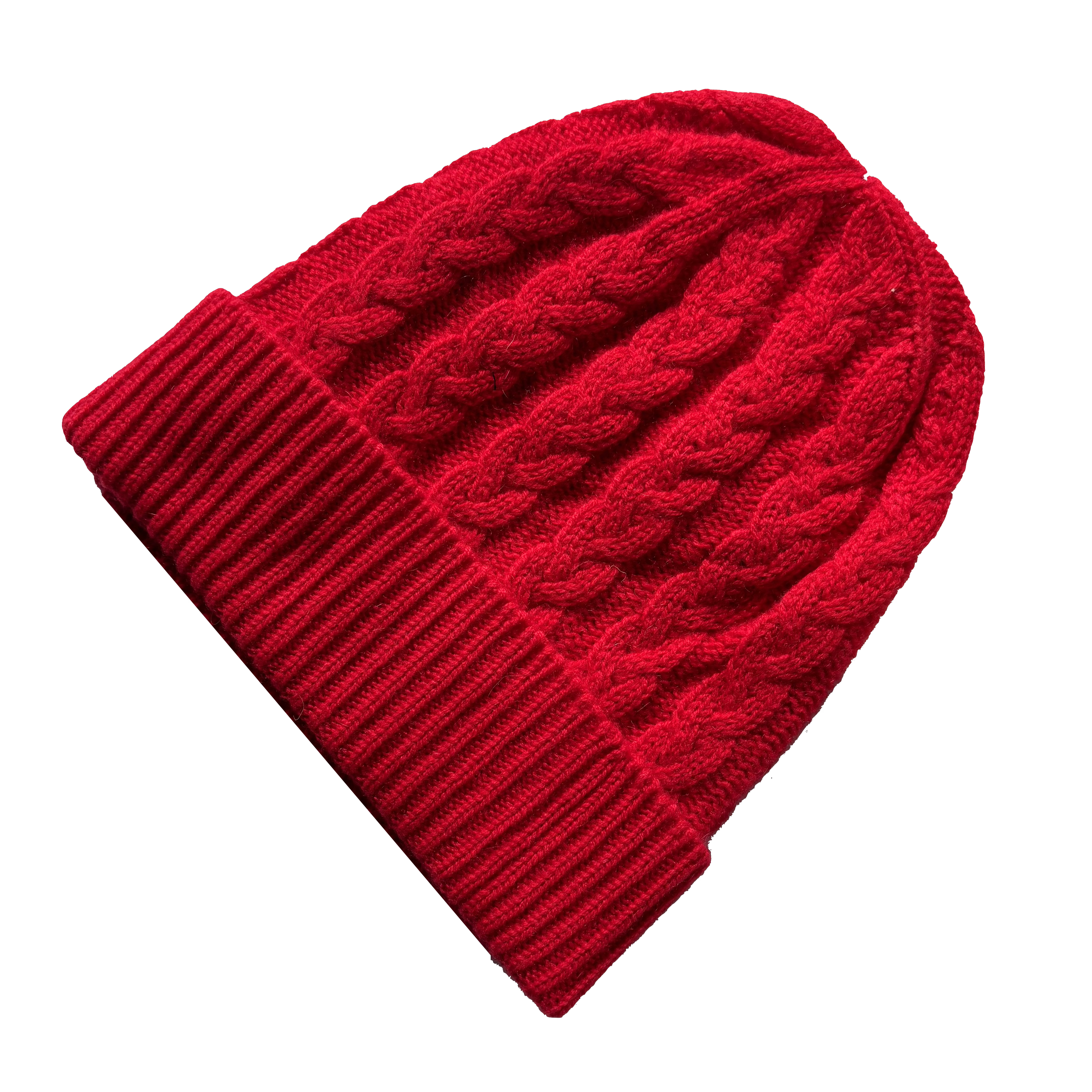Adele Cashmere Cable Hat II - 3 Ply