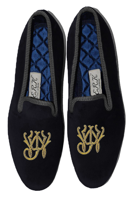 Block Style Monogram Slippers