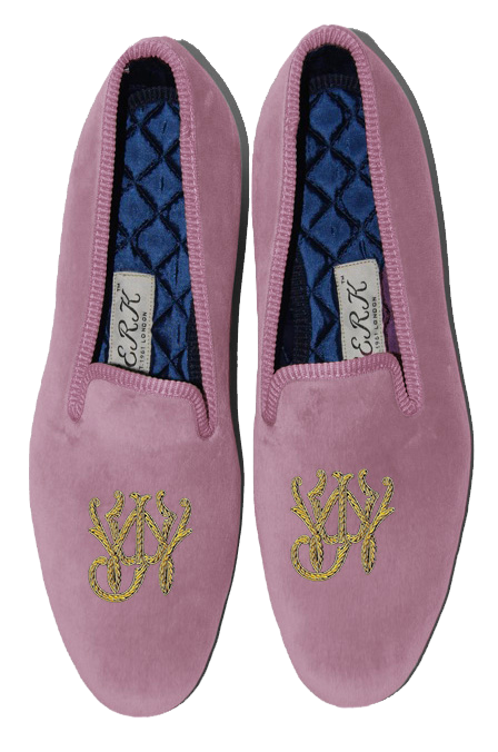 Block Style Monogram Slippers