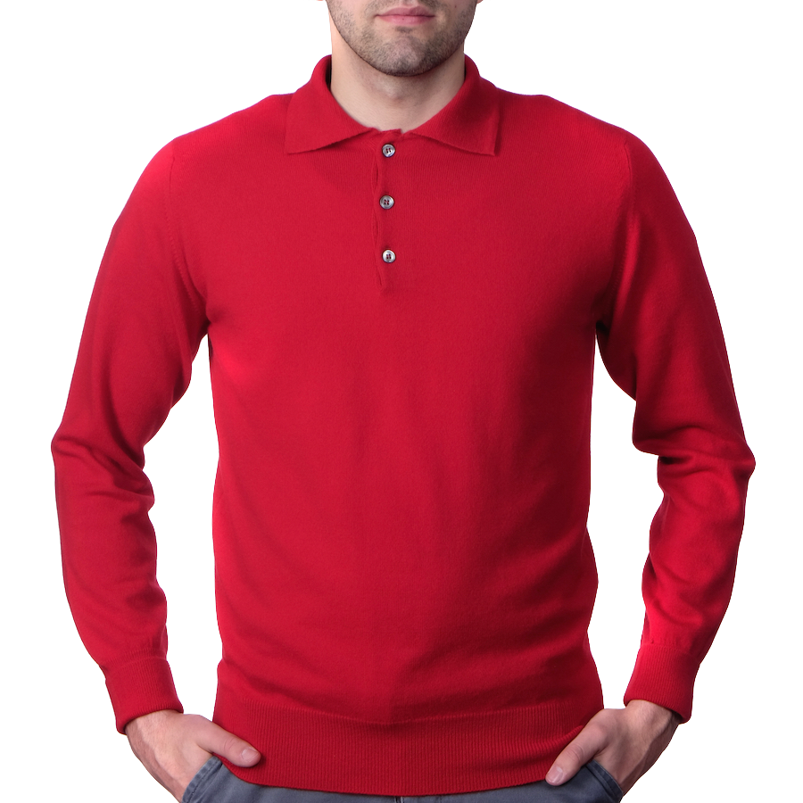 Pullman Cashmere Polo Shirt 1 Ply