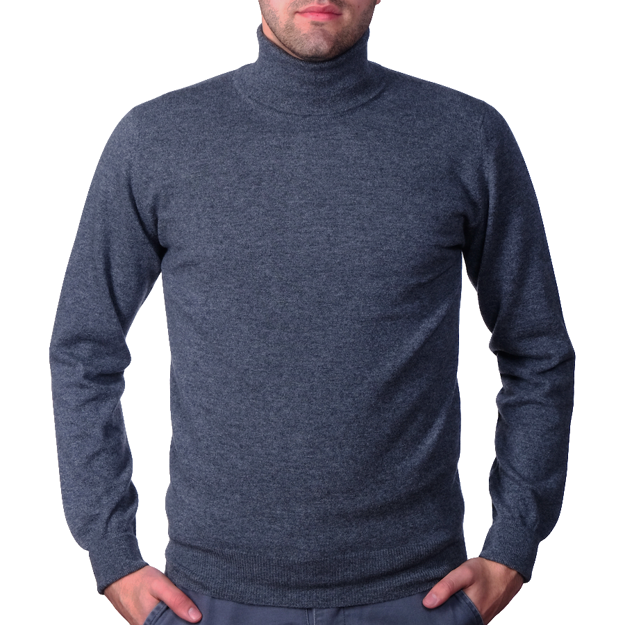 Pullman Cashmere Roll Neck 1 Ply
