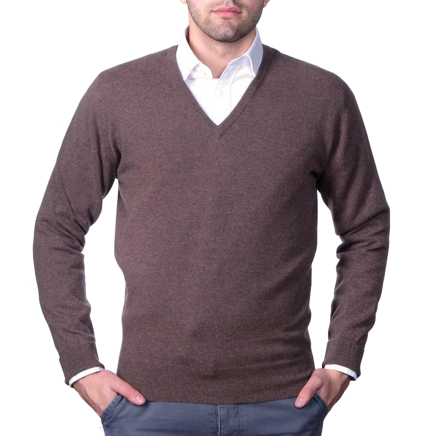 Pullman Cashmere Vee Neck 1-Ply