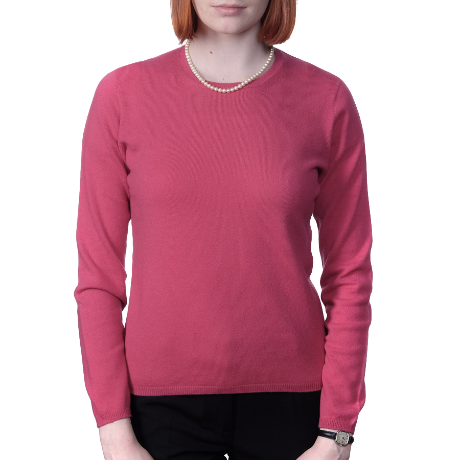 Cambric Cashmere Crew Neck - 1 Ply