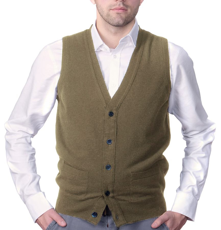 Pullman Cashmere Vest 1 Ply
