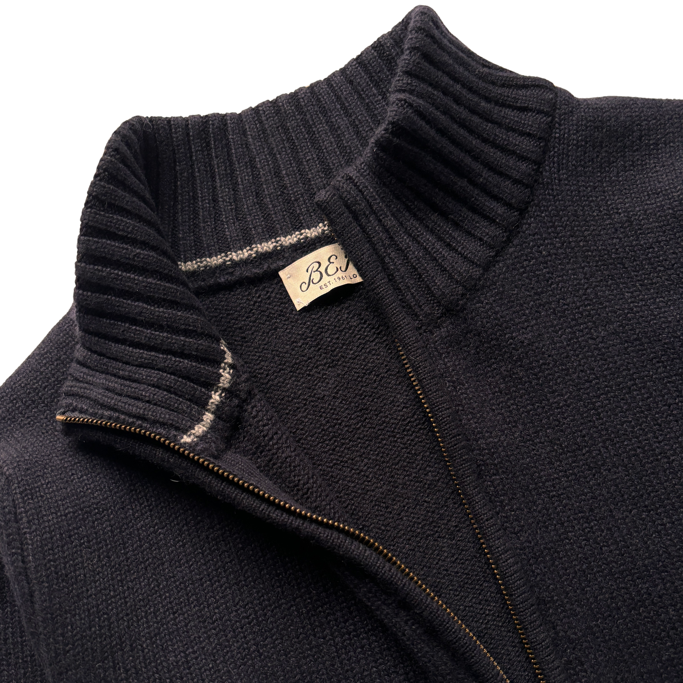 Thorley Full Zip 3 ply - Driving Sweater