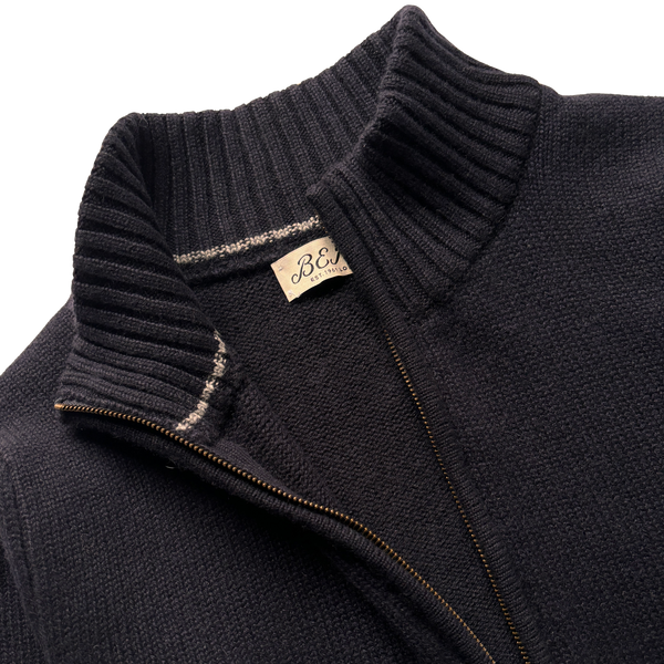 BERK Thorley Full Zip 3 ply - Driving Sweater