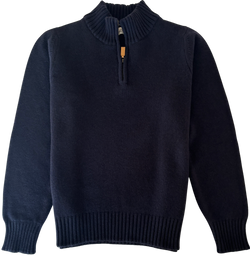 BERK Thorley 1/4 Zip 3 ply - Driving Sweater