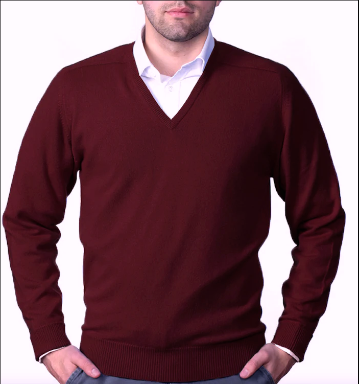 Lorne Cashmere Vee Neck - 2 Ply