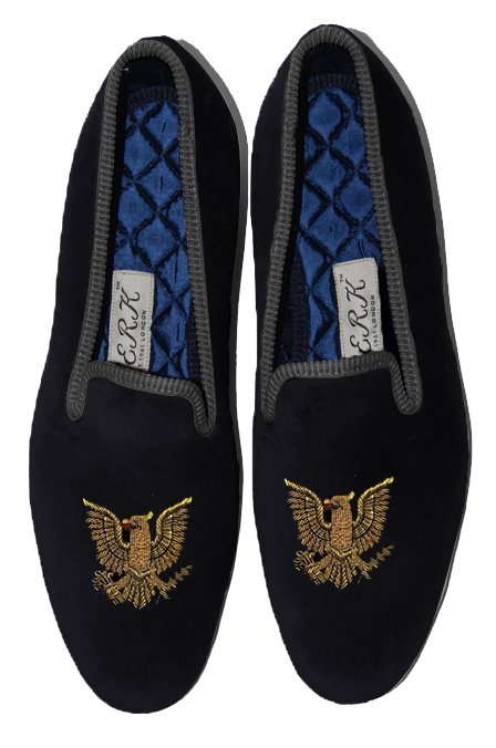 Block Style Monogram Slippers Berk Cashmere