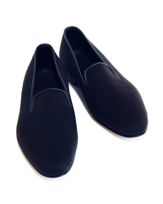 Real Cashmere Loafer - Navy
