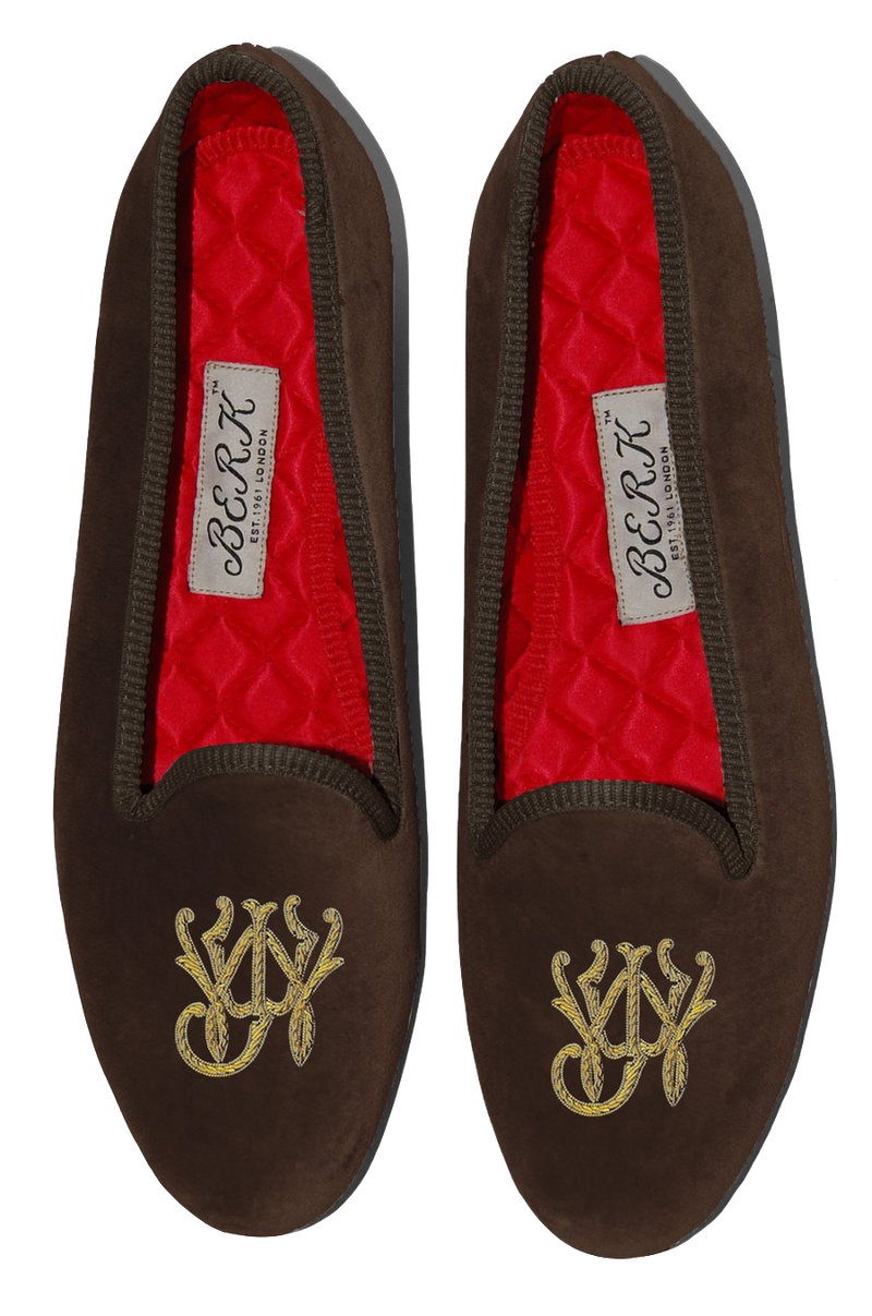 Bespoke Monogram Slippers Berk Cashmere