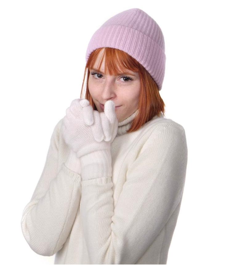 Ribbed Cashmere Hat - 3 ply