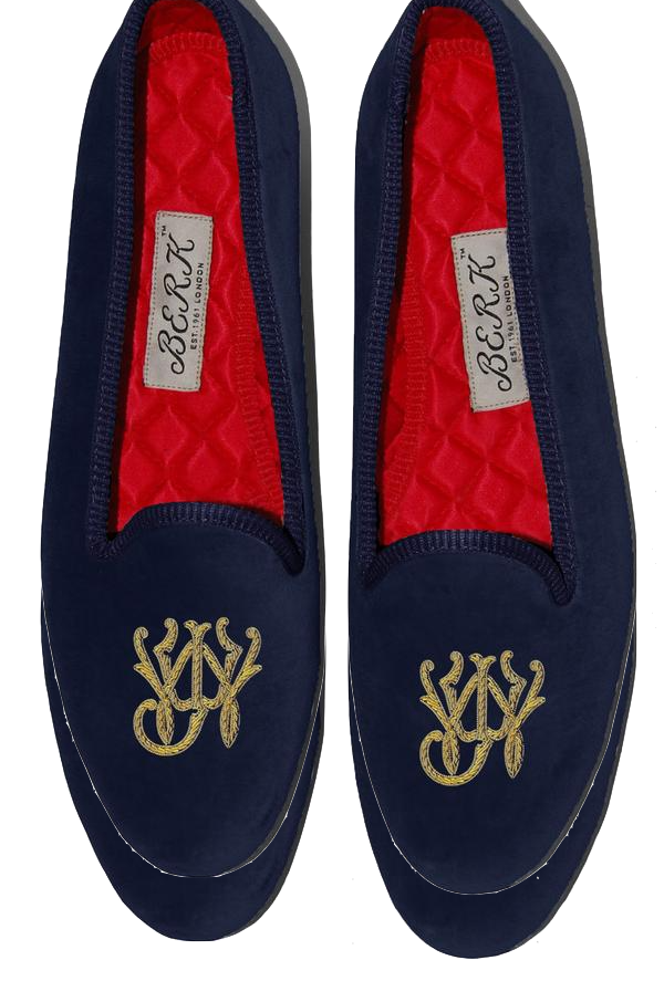 Bespoke Monogram Slippers Berk Cashmere