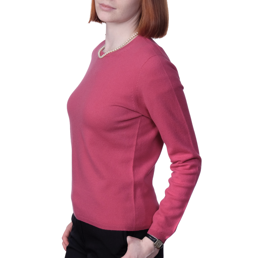 Cambric Cashmere Crew Neck - 1 Ply